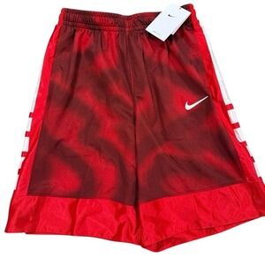 Nike‎ Kids Basketball Shorts Dri-FIT XL Loose Fit Red/White NWT
